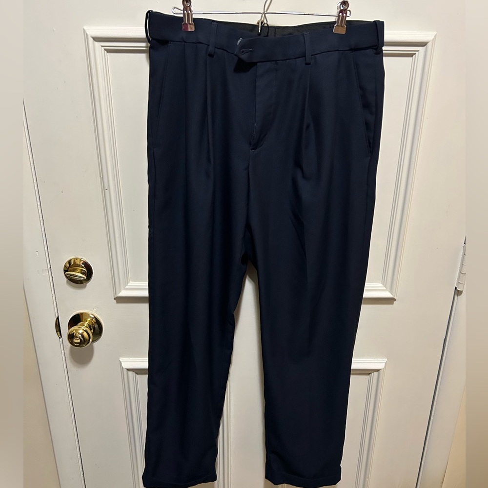 Croft & Barrow Men's Dark Blue Dress Pants 34/30